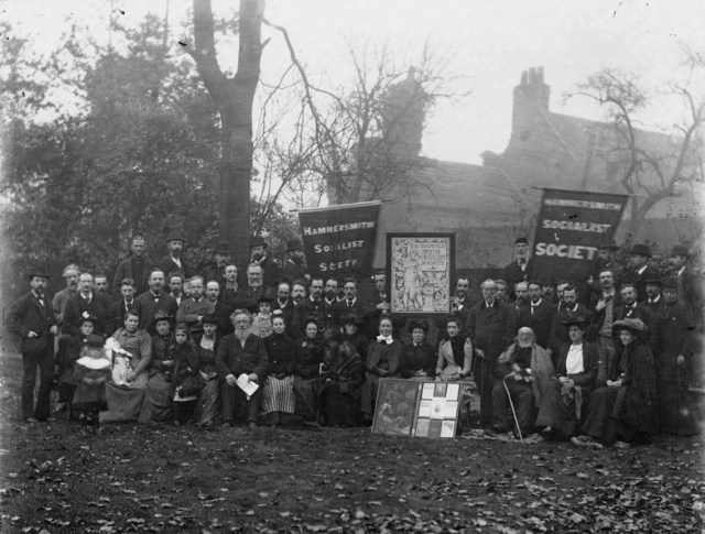 NPG x19650; The Hammersmith Socialist Society (including Henry Halliday Sparling, William Morris and May Morris) by Sir Emery Walker