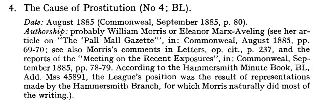 The Socialist League Leaflets and Manifestoes: An Annotated Chec